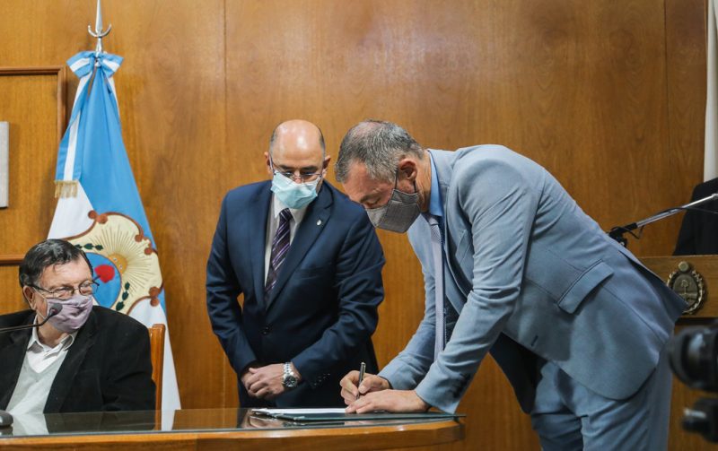 Intendente de la Municipalidad de Rivadavia, Dr. Fabián Martín