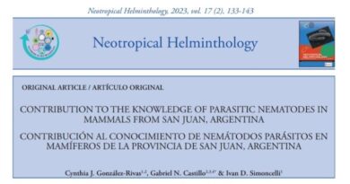 “Contribución al conocimiento de nemátodos parásitos en mamíferos de la provincia de San Juan, Argentina”