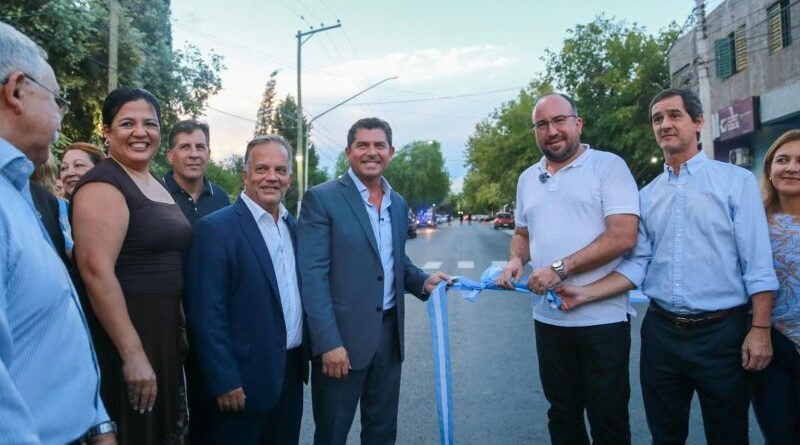 Inauguraron la pavimentación y urbanización en el Departamento Rivadavia de San Juan