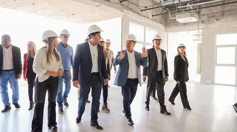 Recorrida por la obra con el 87% de avance del nuevo Hospital Dr. Aldo Cantoni, Departamento Calingasta en San Juan