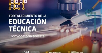 Banco San Juan patrocina a instituciones educativas de la provincia, que presenten ante INET proyectos educativos que vinculen educación y trabajo