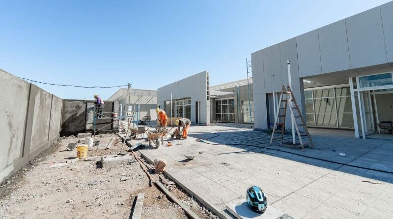 Avanza la Obra del Hospital Dr. Alfredo Rizo Esparza, Departamento Angaco de San Juan