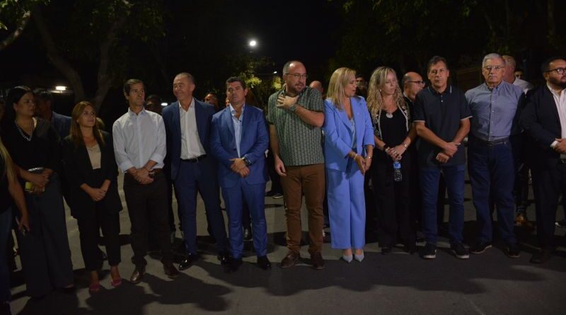 Se inauguración la repavimentación de calles del Barrio STOTAC, Departamento Rivadavia, San Juan