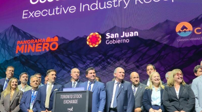 San Juan hizo historia con la apertura de mercados de la Bolsa de Toronto en la Expo Internacional San Juan Minera 2026
