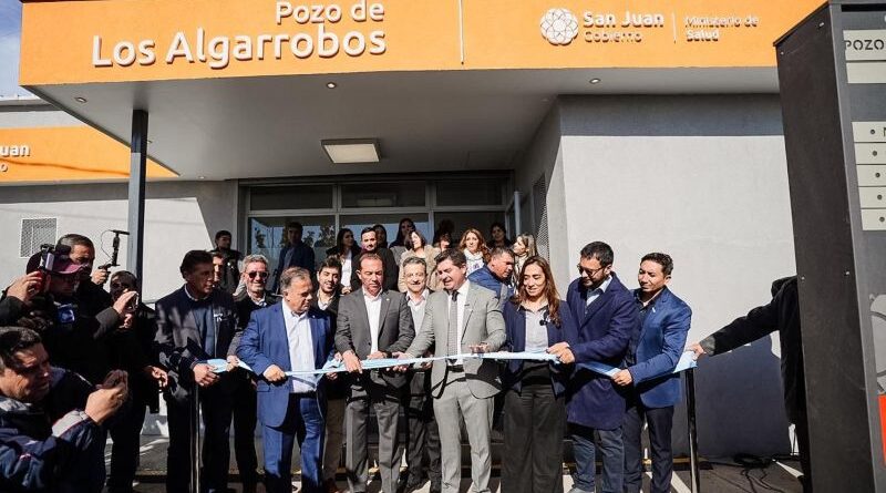 Se habilitó la ampliación y remodelación del CAPS de Pozo de los Algarrobos, Departamento Caucete en San Juan