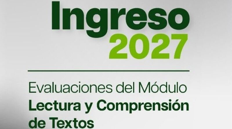Cronograma de Evaluaciones para el Ingreso 2027 de la FI de la UNSJ