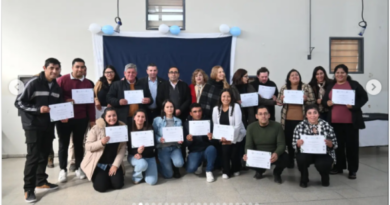 Entregaron Certificados de la Diplomatura de Extensión en Huerta Agroecológica de la FI de la UNSJ en el Departamento Iglesia