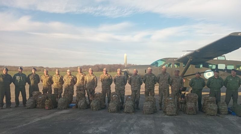 El RIM 22 de San Juan se sumó al apoyo humanitario de Argentina a Venezuela