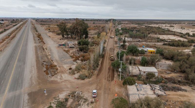 Comenzó la Obra Pública de pavimentación de la Ruta Provincial Nº 116 en San Juan