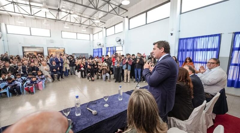 Se inauguró la ampliación de la Escuela República del Paraguay, en el Paraje Difunta Correa, Departamento Caucete de San Juan