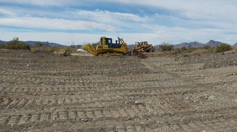 Se iniciaron trabajos de encauzamiento en los Ríos Jáchal y Los Patos en San Juan