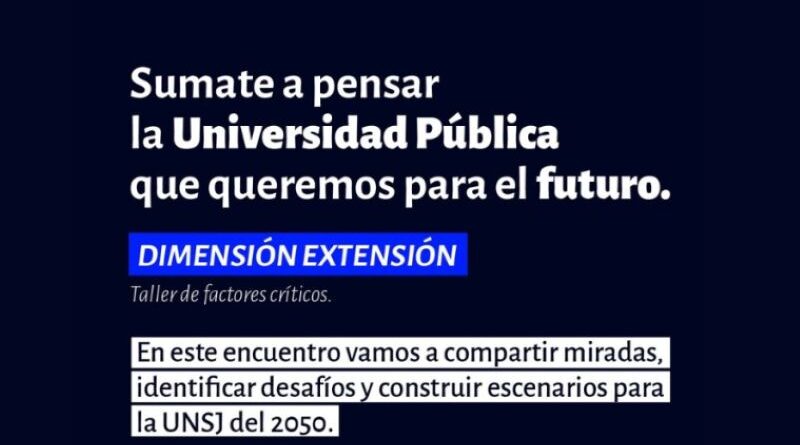 Continúa el Plan U Futura 2050 en la UNSJ