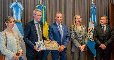 El Embajador del Reino de Suecia en Argentina, Torsten Sven Ericsson en San Juan
