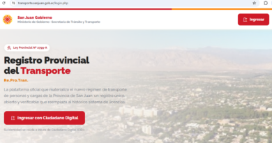 Registro Provincial del Transporte de San Juan