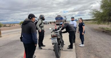 Reforzaron los controles policial de vehiculares en el límite entre San Juan y Mendoza
