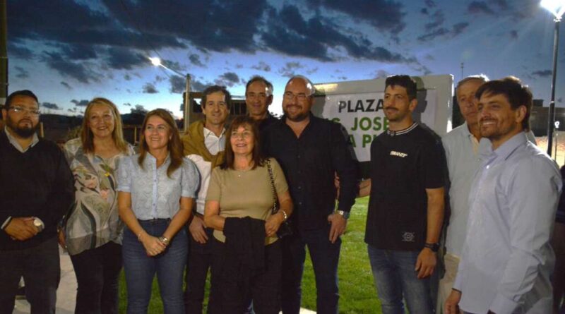 Se inauguró la Plaza Ing. José de la Plata en el Barrio Alto de Rivadavia en San Juan